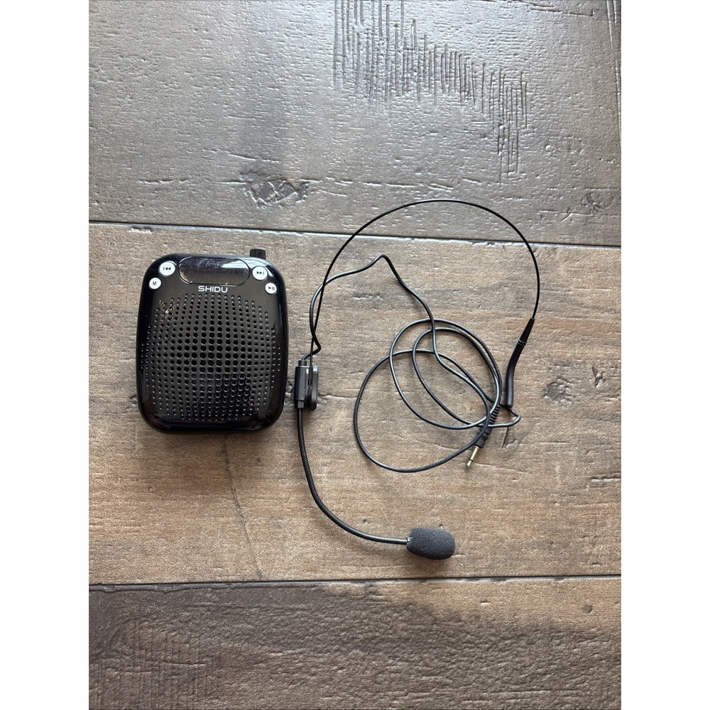 SHIDU Portable Voice Amplifier Mini PA System – SD-S611 W Headset Mic - Speaker